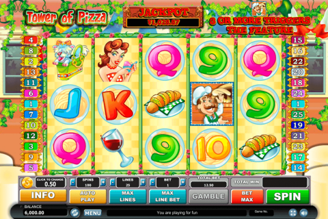 TOWER OF PIZZA HABANERO SLOT MACHINE
