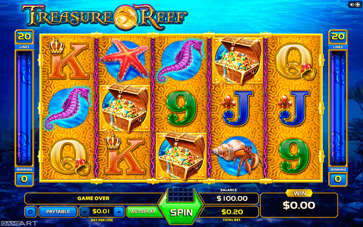 Treasure Reef Slot Machine Online ᐈ GameArt Casino Slots