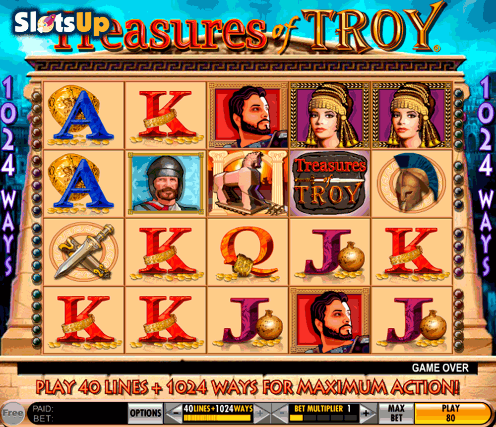 treasures of troy igt casino slots 