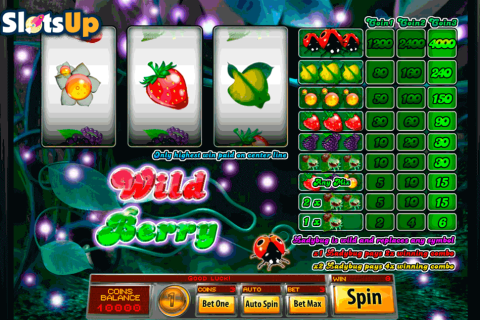 WILD BERRY 3 REELS SAUCIFY CASINO SLOTS
