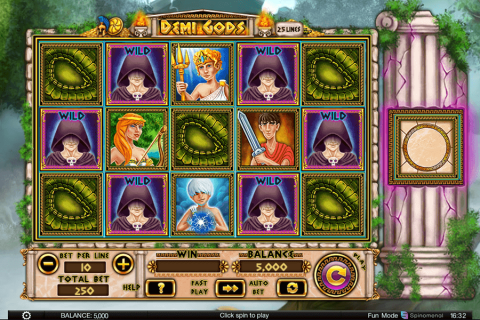 Demi Gods Spinomenal Casino Slots