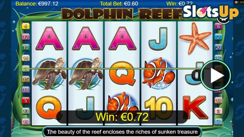 GANAR EN LA MÁQUINA TRAGAPERRAS ONLINE DOLPHIN'S REEF