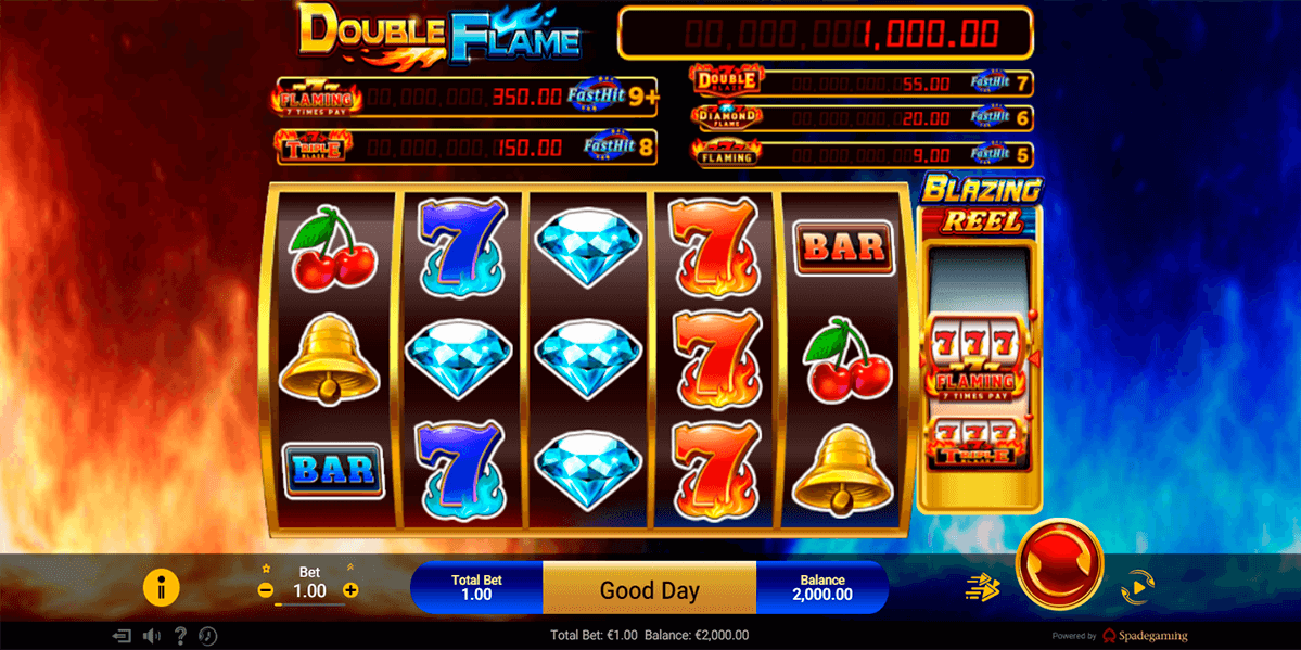 double flame spadegaming casino slots 
