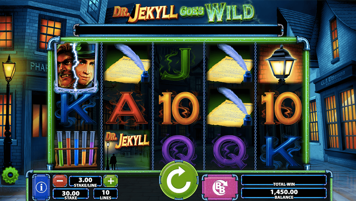 dr jekyll goes wild barcrest casino slots 
