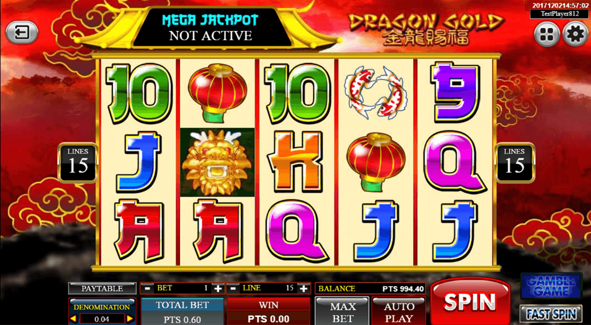dragon gold spadegaming casino slots 