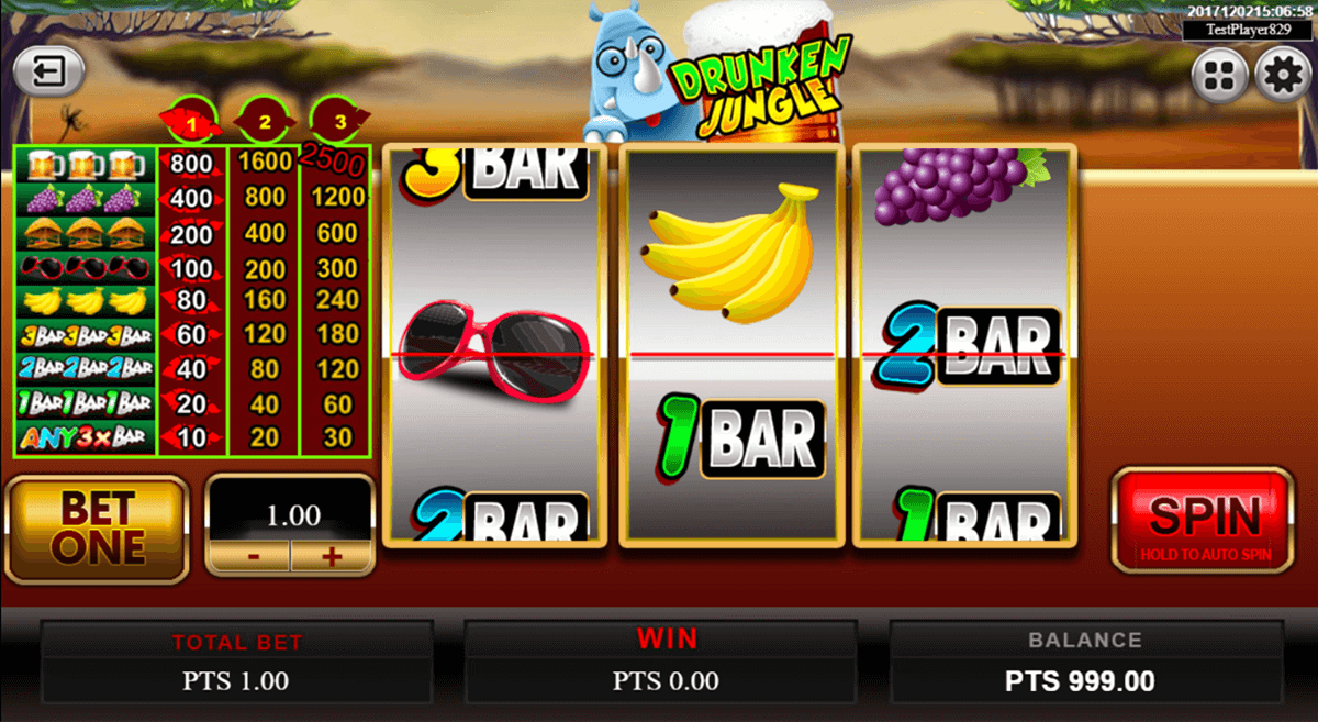 drunken jungle spadegaming casino slots 