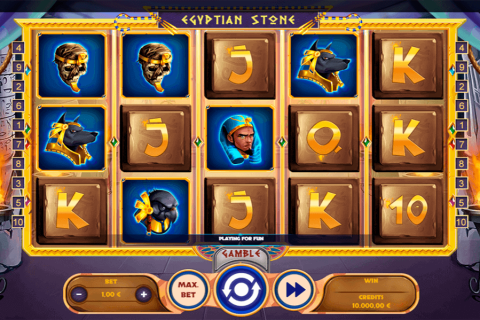 Egyptian Stone Spinmatic Casino Slots 