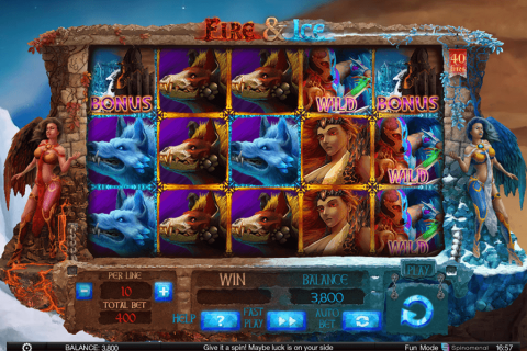 FIRE ICE SPINOMENAL CASINO SLOTS