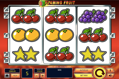 FLAMING FRUIT TOM HORN CASINO SLOTS