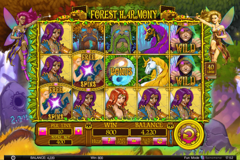 FOREST HARMONY SPINOMENAL CASINO SLOTS