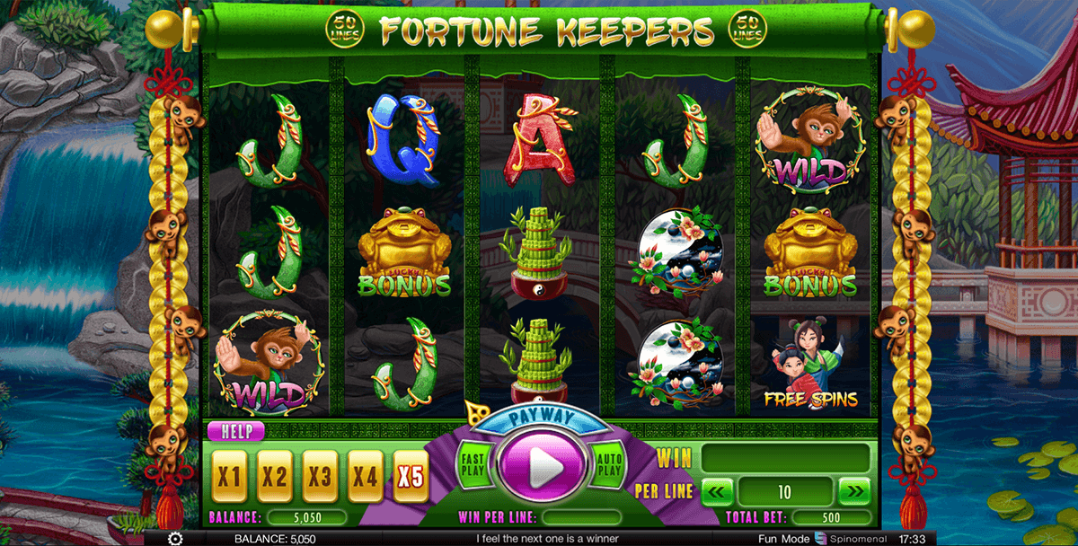 fortune keepers spinomenal casino slots 
