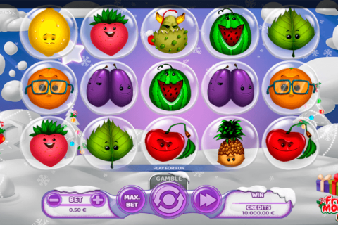 Fruit Monster Christmas Spinmatic Casino Slots 