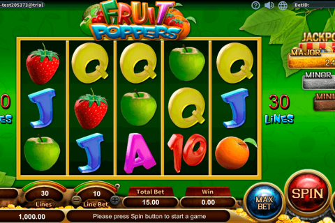 Fruit Poppers Sa Gaming Casino Slots