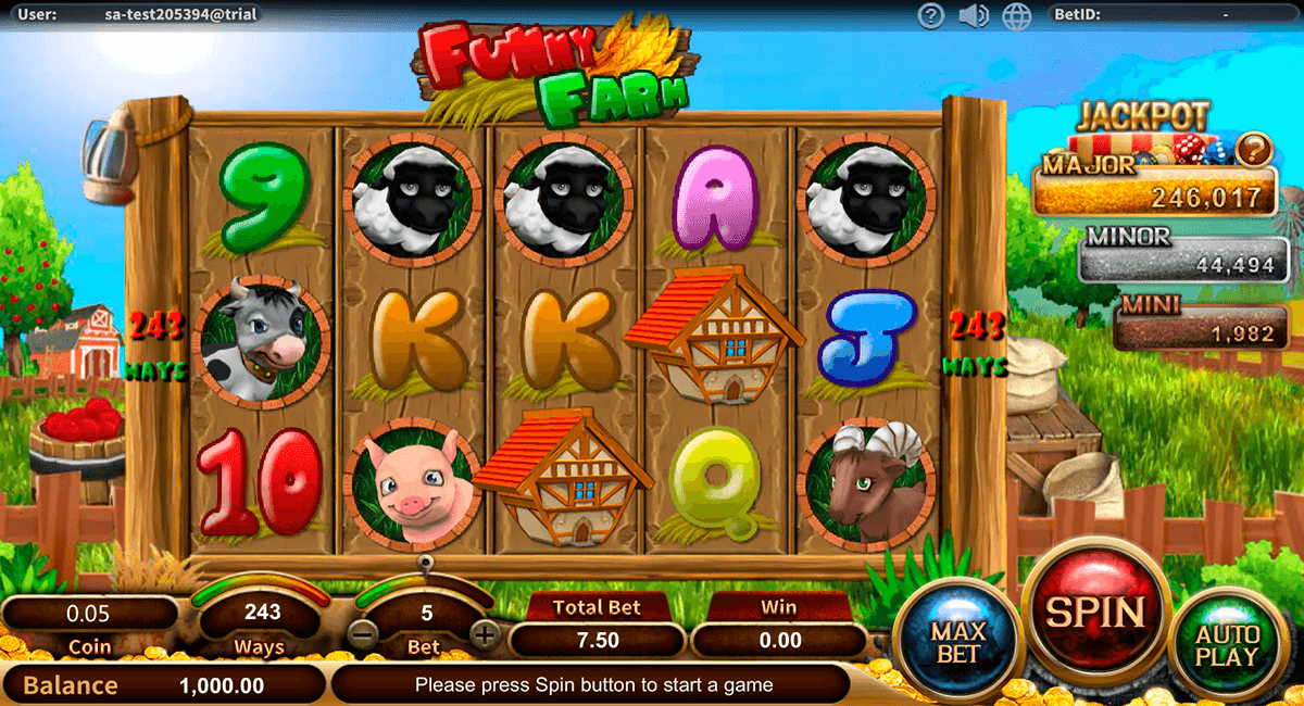 funny farm sa gaming casino slots 