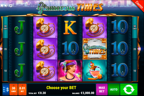 Glamorous Times Gamomat Casino Slots 