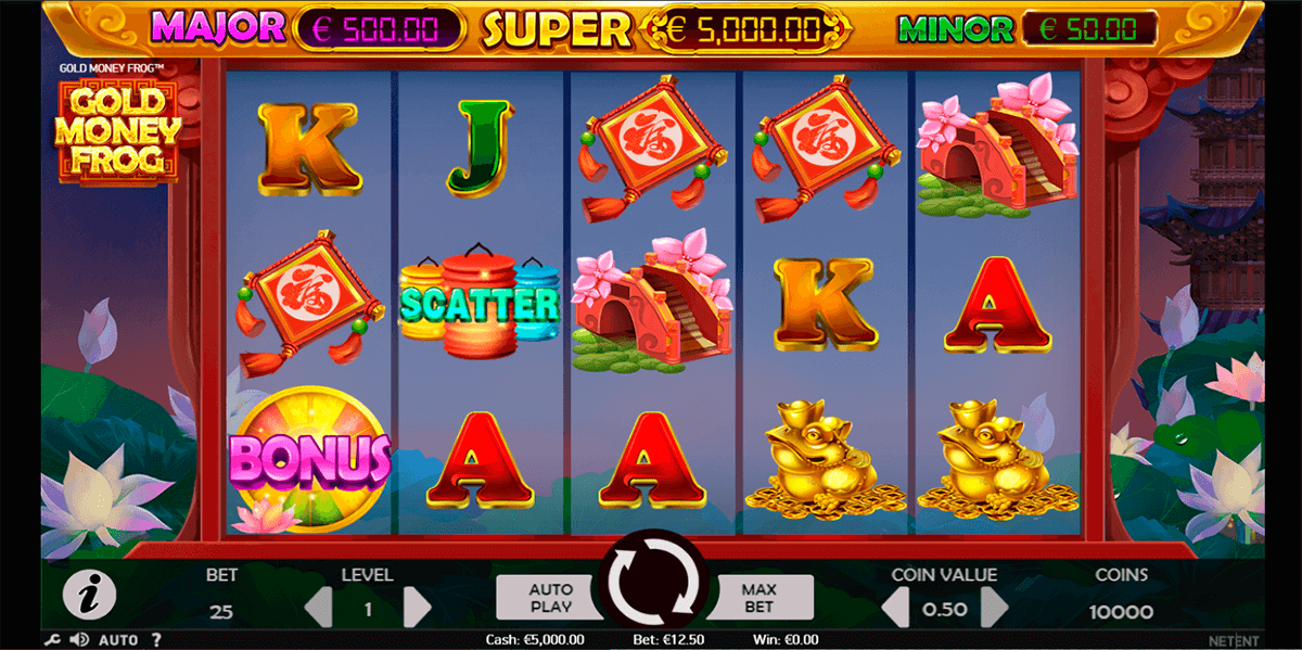 gold money frog netent casino slots 