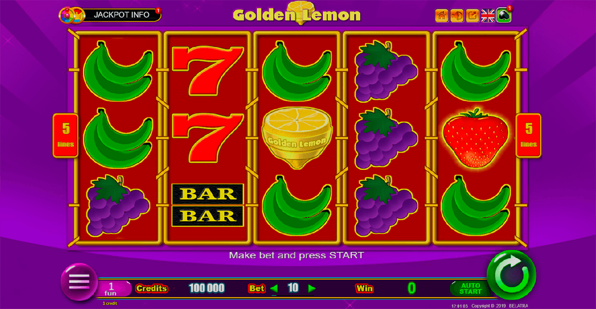 Golden Lemon Slot Machine Online with 95.36% RTP \u1408 Belatra Casino Slots