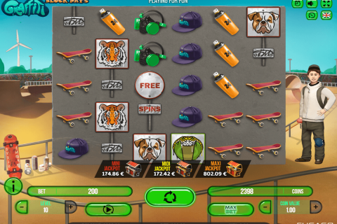 GRAFFITI BLACK PAYS FUGASO CASINO SLOTS