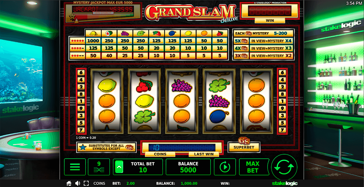 slot machines online grand slam casino