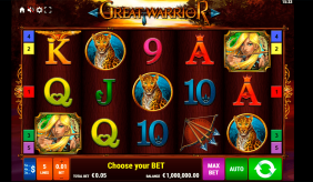 Great Warrior Gamomat Casino Slots 
