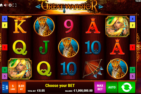 Great Warrior Gamomat Casino Slots