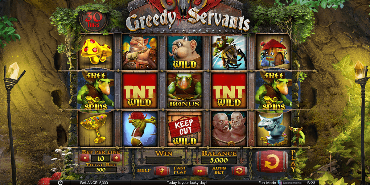 greedy servants spinomenal casino slots 
