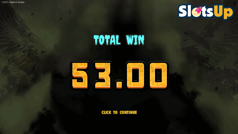 Hand of Anubis slot mega win Hand Of Anubis Slot