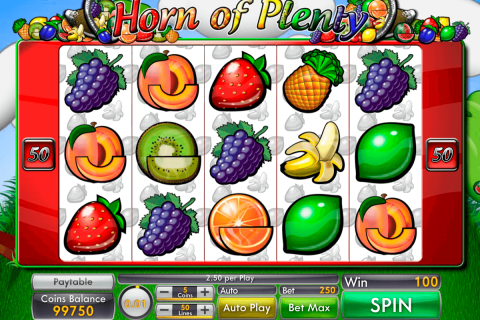 HORN OF PLENTY GENII CASINO SLOTS