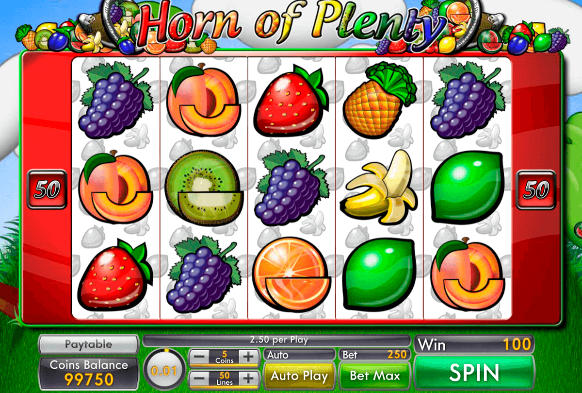 Horn Of Plenty Slot Machine Horn Of Plenty Slot Machine