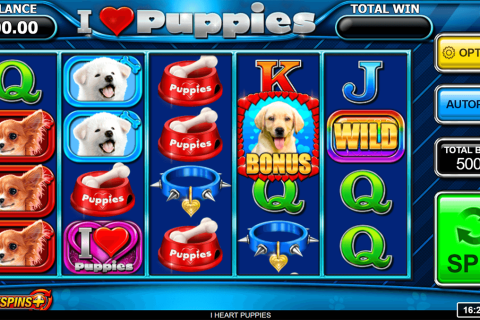 I HEART PUPPIES INSPIRED GAMING CASINO SLOTS