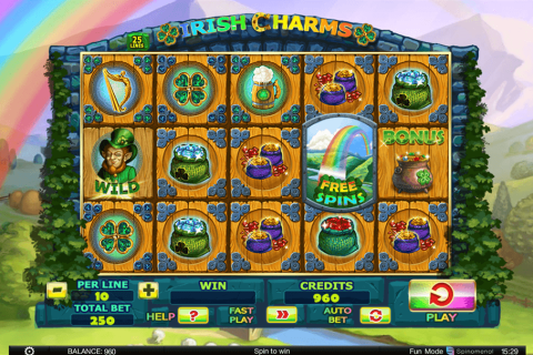 IRISH CHARMS SPINOMENAL CASINO SLOTS