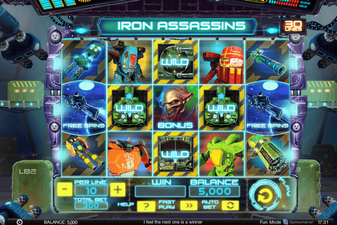 IRON ASSASSINS SPINOMENAL CASINO SLOTS