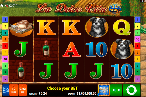 La Dolce Vita Golden Nights Bonus Gamomat Casino Slots 