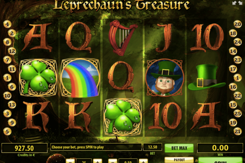 LEPRECHAUNS TREASURE TOM HORN CASINO SLOTS