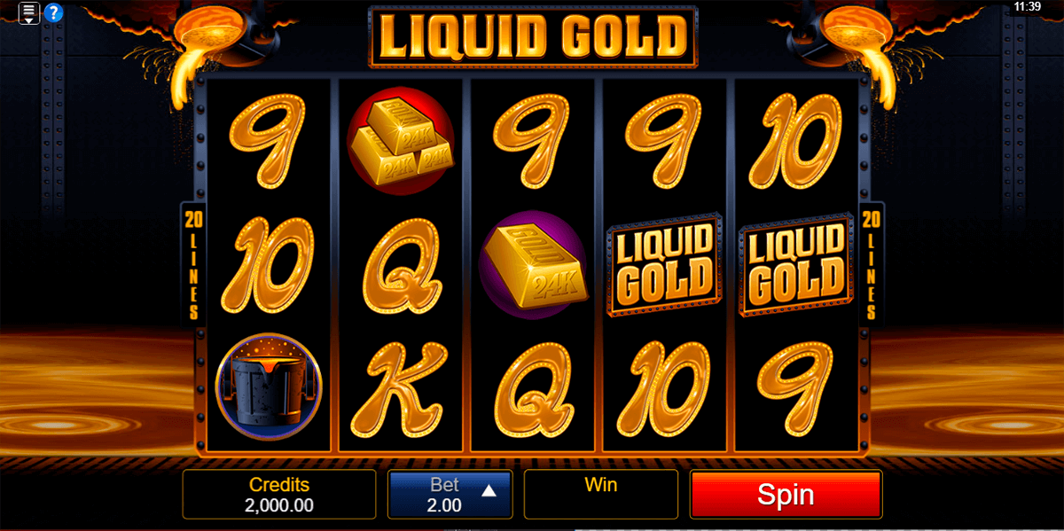 Liquid Gold Slots Machine