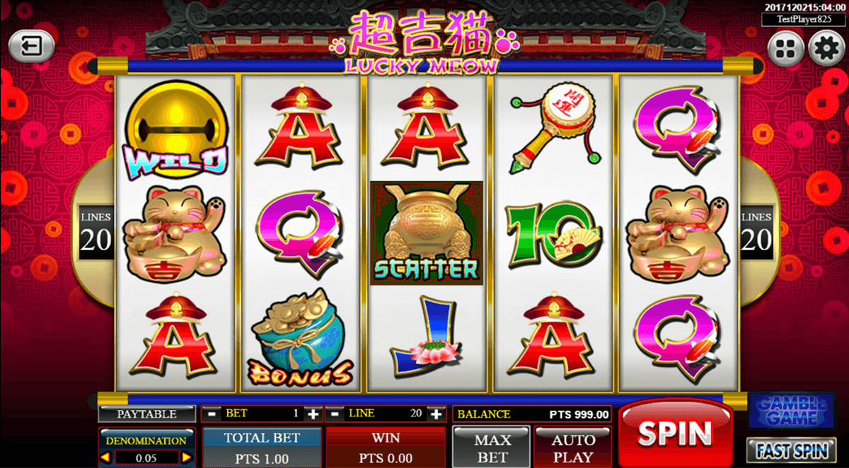 lucky meow spadegaming casino slots 