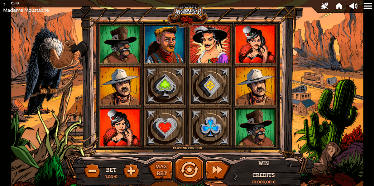 madame moustache spinmatic casino slots 
