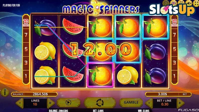 magic spinners slot demo