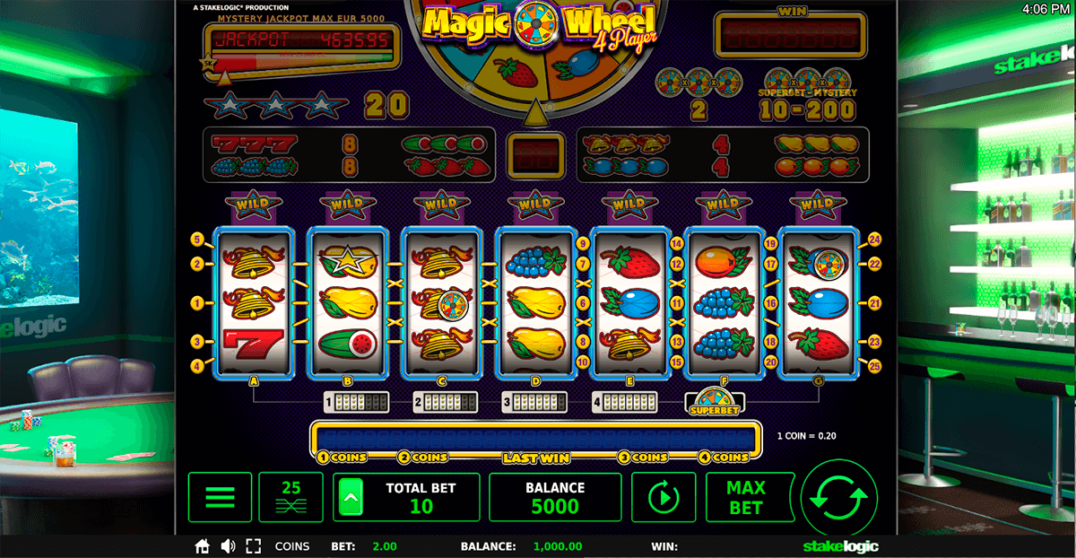 Magic Wheel 4 Player Slot Machine Online ᐈ Stake Logic Casino Slots