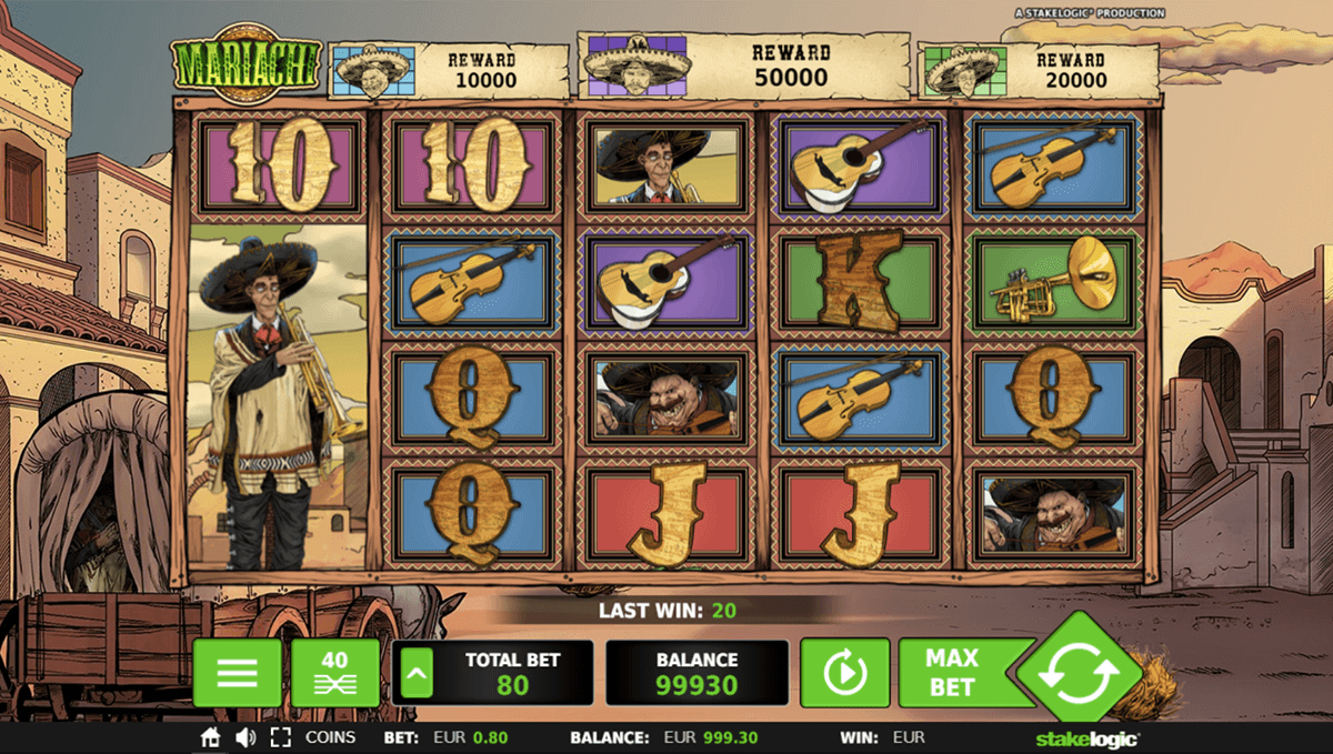 mariachi stake logic casino slots 