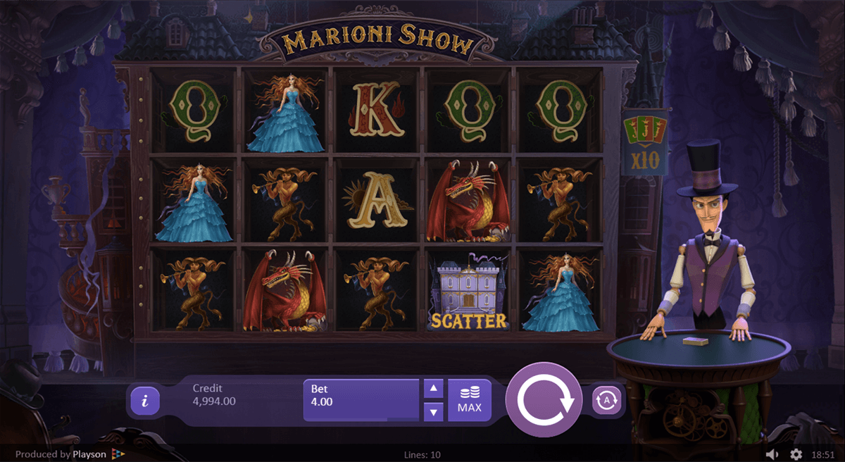 Marioni Show Slot Machine Marioni Show Slot Machine