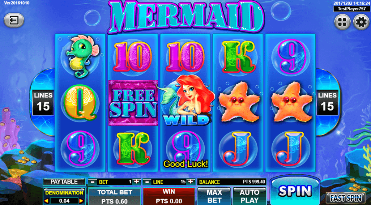 mermaid spadegaming casino slots 