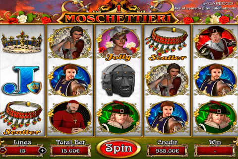 MUSKETEERS CAPECOD GAMING CASINO SLOTS