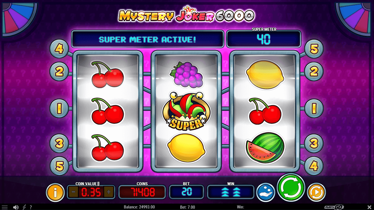 Mystery Joker 6000 Slot Machine
