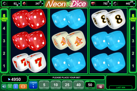 NEON DICE EGT CASINO SLOTS