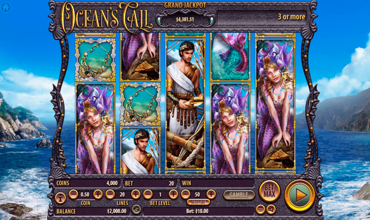 Treasure diver slot machine