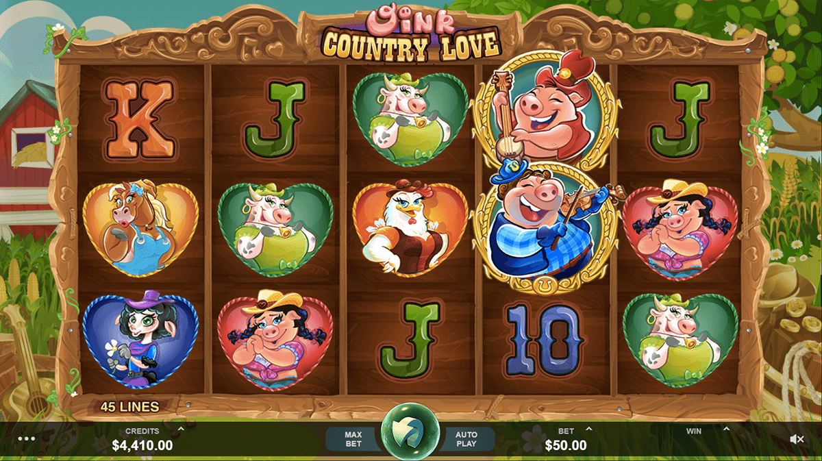 Oink Country Love Slot Machine Oink Country Love Slot Machine