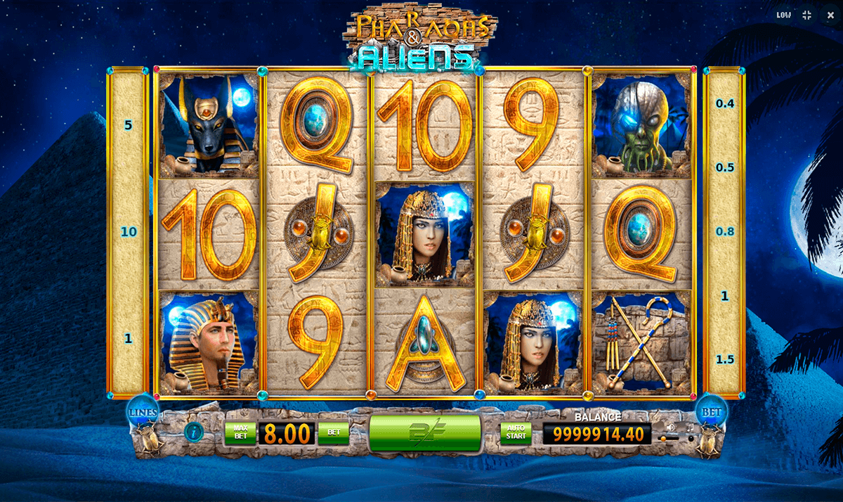 pharaohs and aliens bf games casino slots 