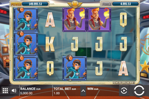 POWER FORCE VILLAINS PUSH GAMING CASINO SLOTS