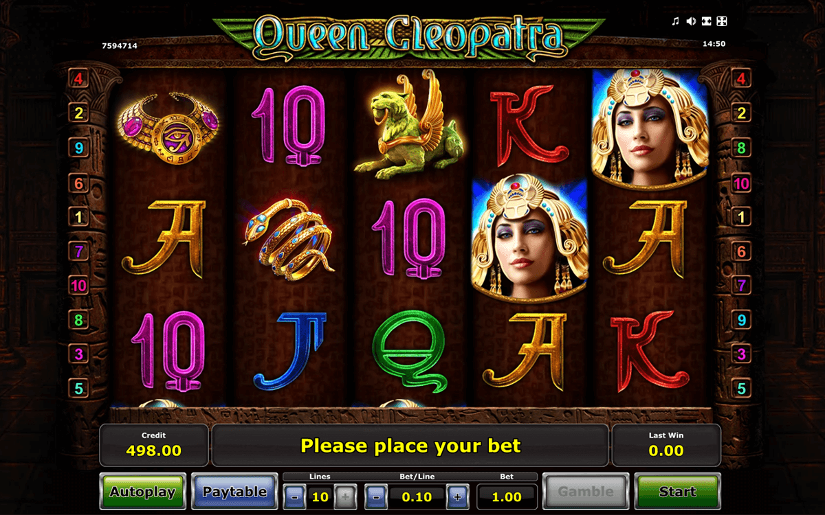 slot machines online queen cleopatra